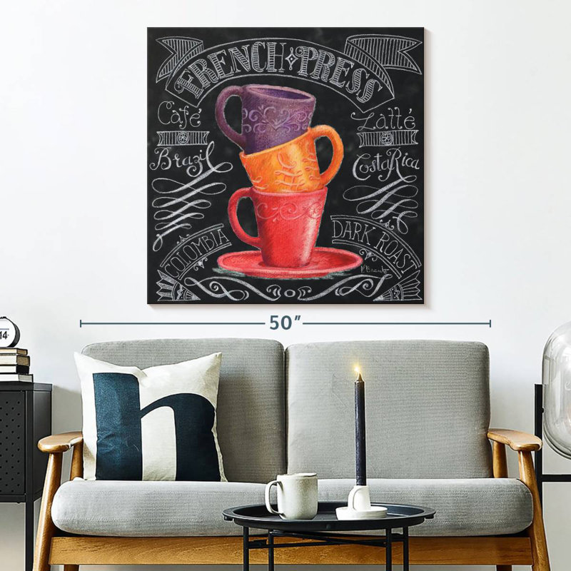 Tableau noir Yarlin Coffee II, H 33 po x l 33 po