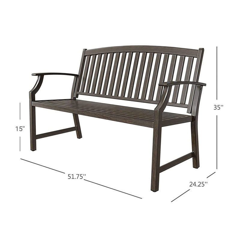 Upholstered Bench,  Northwoods Brown