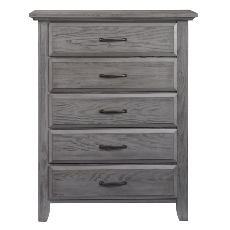Chandler 5 Drawer Dresser, Graphite Gray