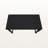 Waldmann Black Finish Adjustable Computer Desk With Black Metal Leg, 29.35" H X 47.04" W X 23.49" D