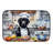 Black Labrador Retriever The Chef Dish Drying Mat