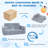 Amilee Kids Couch Sofa, Folding Toddler Couch-874446803-889598634