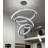 Modern Chandelier Led Dimming Light Black-131366165