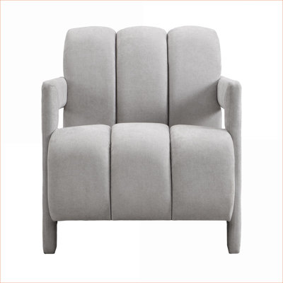 Fauteuil d'appoint moderne pour adultes avec accoudoirs en forme de L en U 26,3 po U-Can