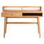 NOVEN Wicker / Rattan and MDF Solid Wood Secretary Desk