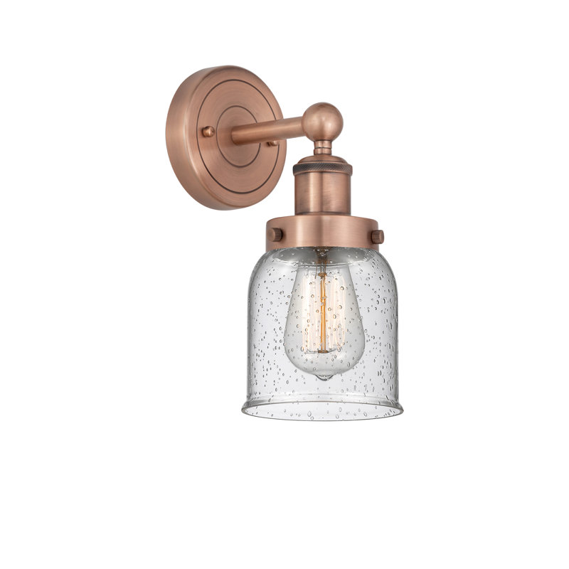 Cazadero Armed Sconce, Seedy, Antique Copper
