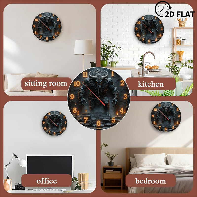 Deer Themed Wall Clock