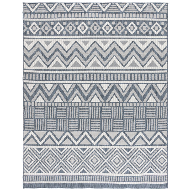 Msr Cy Indoor/Outdoor Performance Machine Washable Southwestern Indoor/Outdoor Area Rug, Rectangle 6'7" x 8'7"