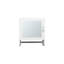 19.7" H X 17.7" W White Mirror Cabinet With Towel Rack - And Functional For Bath Kitchen, Two Interior Shelves Rack, 19.7"x17.7", Contemporary Practical Ideal Bathroom &-531901167