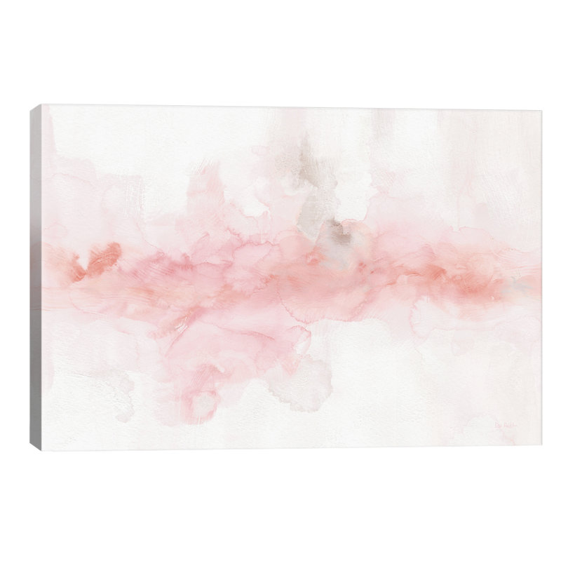 Rainbow Seeds Abstract Blush Gray Crop by Lisa Audit - Wrapped Canvas Painting, 101.6 cm H x 66.04 cm W x 1.91 cm D