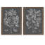 « tapis de feuillage v » par antonyme bunjamin (abe)-ensemble de 2 reproductions de photos sur toile-868715661-868715890-868725084