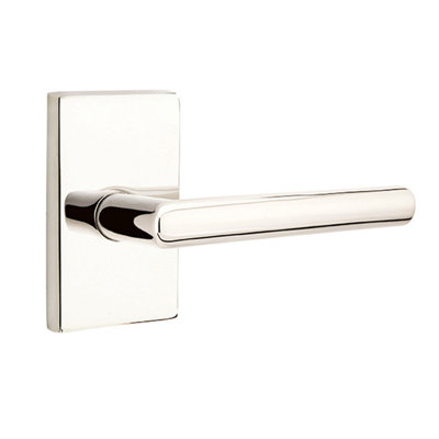 Stuttgart Round Passage (Hall & Closet) Door Lever with Rectangle Rosette