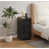 High gloss black 3 drawers