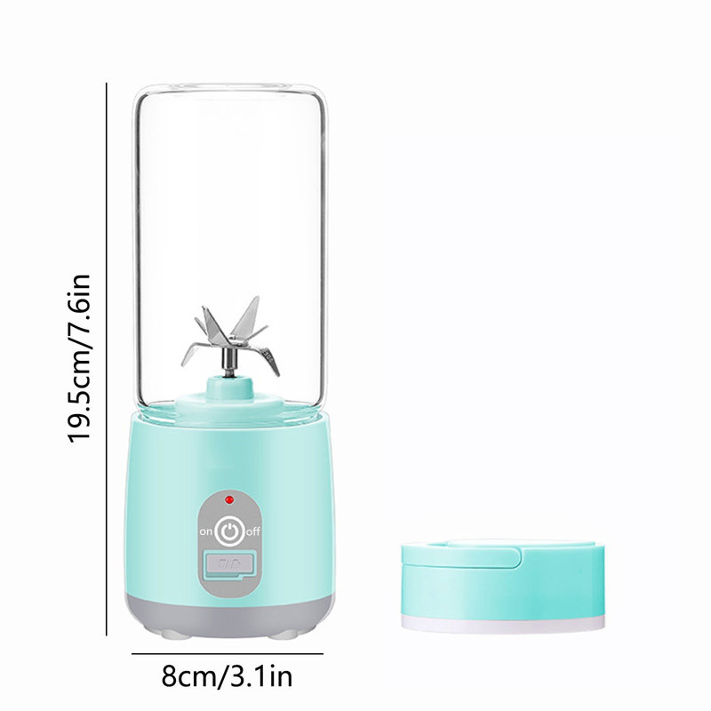 Mini Juicer Juice, Light Blue