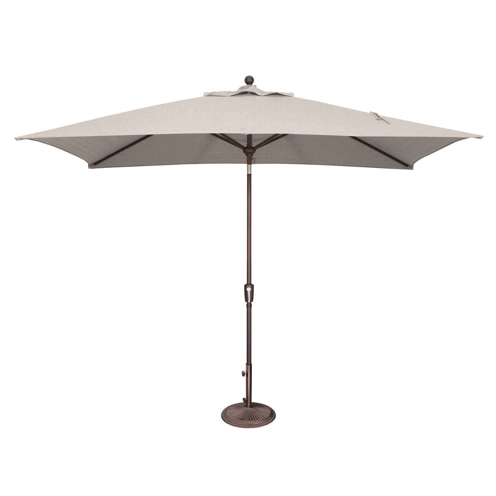 Launceston 78'' Outdoor Umbrella, Bronze, Sunbrella / Flax