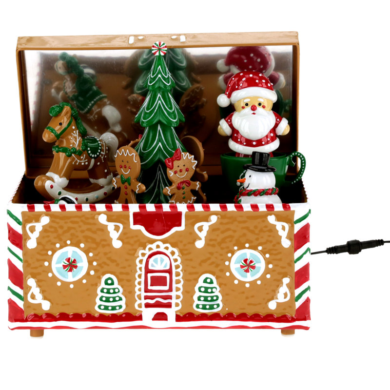 Musical Gingerbread Scene - 11 Inches