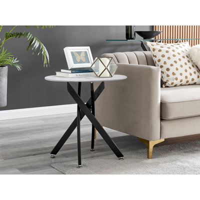 Cesarino Cross Legs End Table