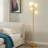 4-light Modern Tree Floor Lamps, 67.8in Standing Lamp With Globe Lampshade For Living Room,office,bedroom(bulb Include)-1696553864