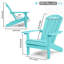 Chaise Adirondack en plastique pour patio-392954421