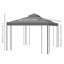Ahriana 3 x 3m Outdoor Steel Gazebo with 2 Tier Roof Garden Gazebo Grey