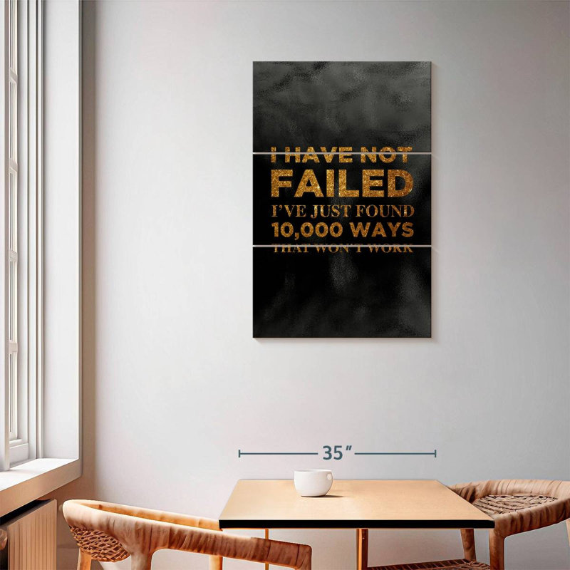 Tergel I Have Not Failed, 57" H x 36" W