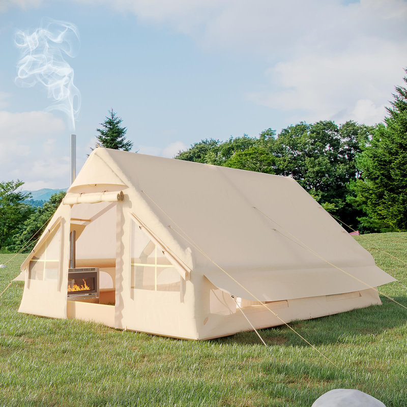 Tente gonflable en tissu Oxford, H 6,5 po x l 9,8 po x P 13 po