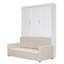 Grand lit escamotable mural avec coussin, grand (blanc) (ancien SKU: LP000891AAK)-1357074600