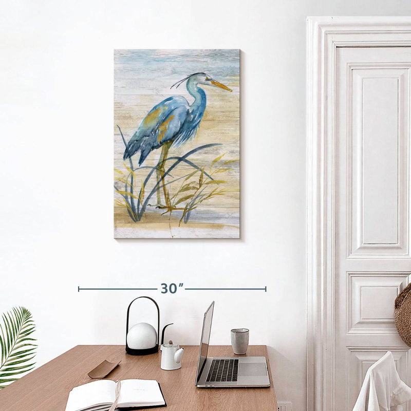 Brampt Blue Heron I, 30" H x 20" W
