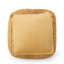 Pouf carré jaune en microfibre Spongy-2081024194