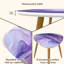 Ensemble de 2 tables basses gigognes Triangle
