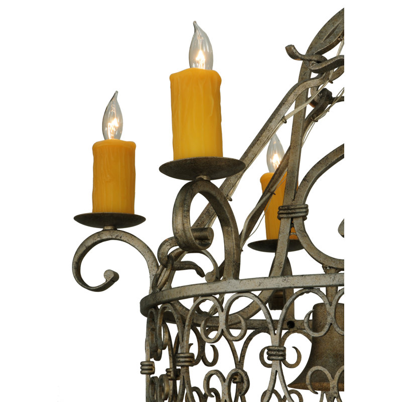 8 Light Pot Rack