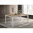 Prager Brown And White Rectangular Dining Table