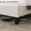 Size Modern Upholstered Bed Frame with Adjustable Square Tufted Headboard-99170189-93363909