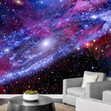 Cosmic Spiral Galaxy Nebula Stars Nature Photography Rustic Landscape Decorative