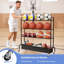 Support de sport à 4 niveaux avec sac en tissu pour boules de bowling