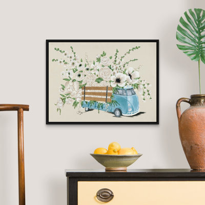 " VW Bus White " Painting Print