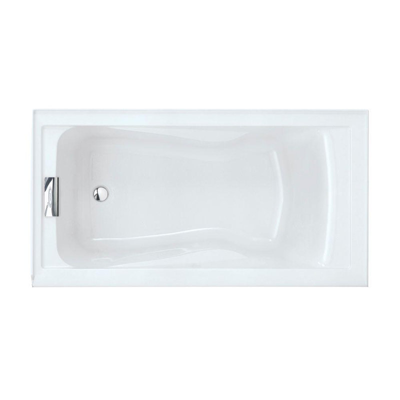 Evolution 60'' x 32'' Soaking Acrylic Bathtub, Arctic White