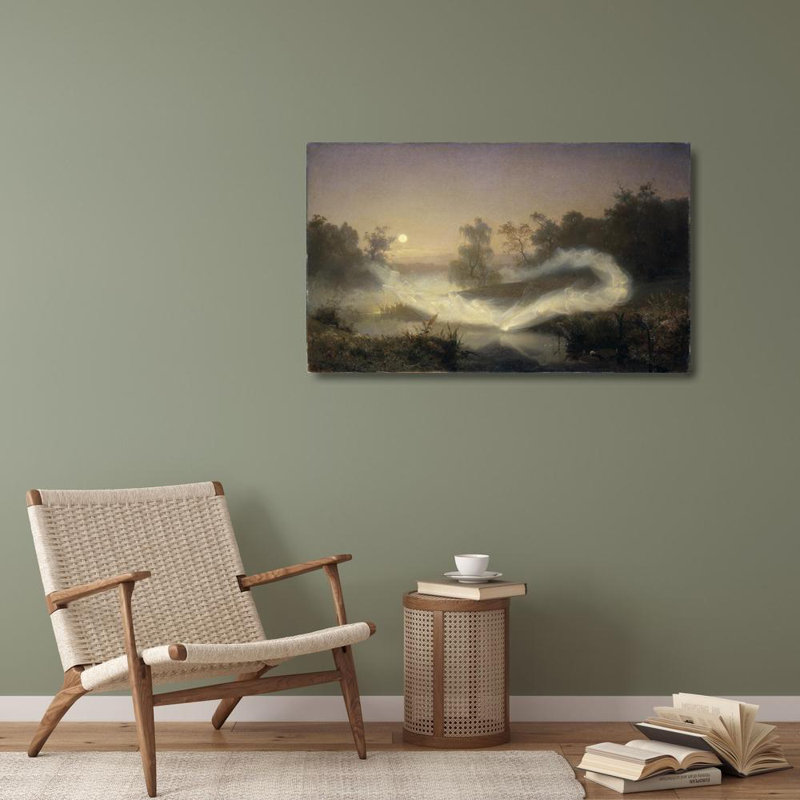 «Dancing Fairies» par August Malmström - Art mural sur toile tendue avec châssis, H 40 po x l 28 po