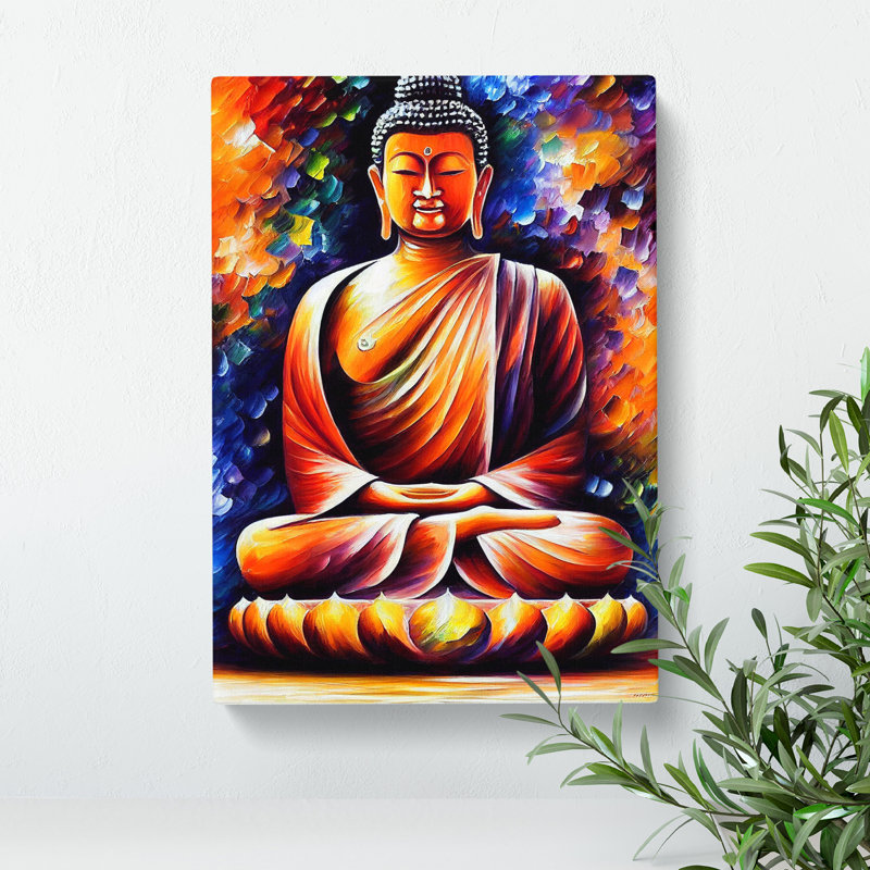 View Of Buddha No.1 - Wrapped Canvas, 50cm H x 35cm W x 3cm D