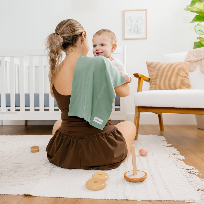 Cotton Burp Cloths 100% Cotton Bath Towels, Fern