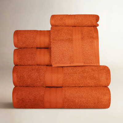 Glenlee 700GSM Long Staple Combed Cotton 6-Piece Towel Set