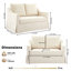 2-Piece Farmhouse Slipcovered Sofa Set-2024764461