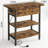 End Table with Charging Station – Flip Top Side Table with USB Ports and Power Outlets.
