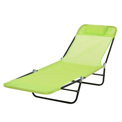 Beach Chaise Chair,Outdoor Chair,Sun Tanning Chair,Folding Chaise Chair,Only 1Pcs Chaise Chair