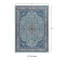 Tapis bleu clair et bleu tissé à plat à la machine Emanuel -810066615