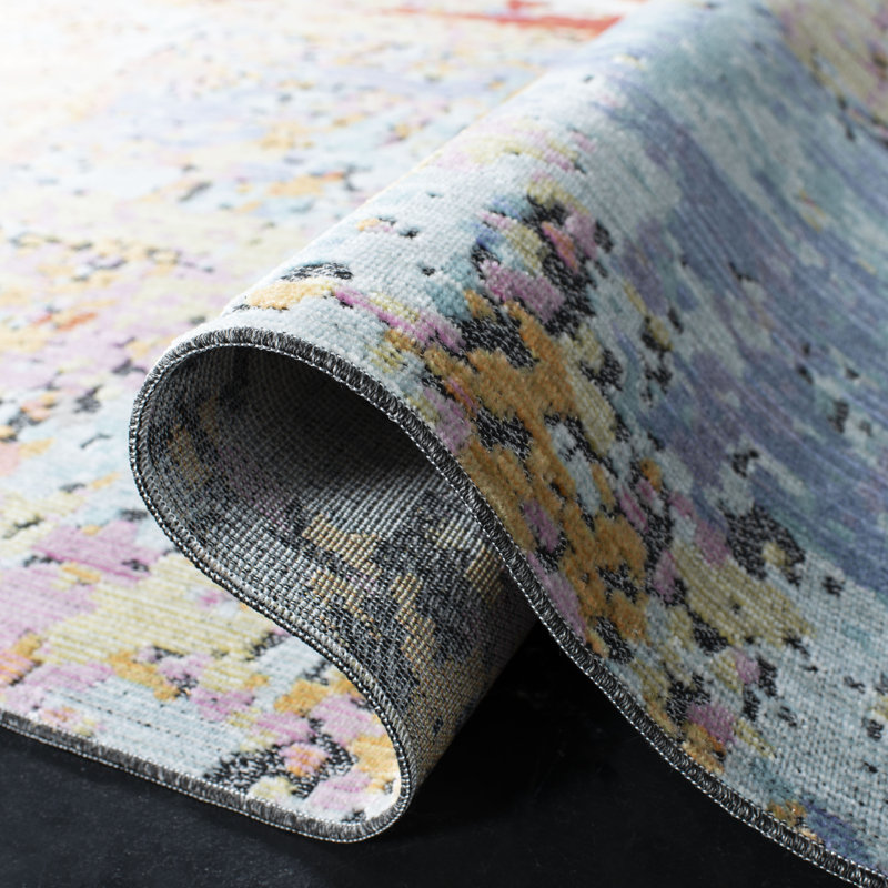 Higginson Provance Performance Abstract Rug, Rectangle 4' x 6'