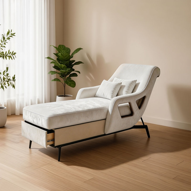 Chaise longue de loisirs multifonctionnelle de luxe