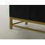 Console Ebano foncé 4 portes
