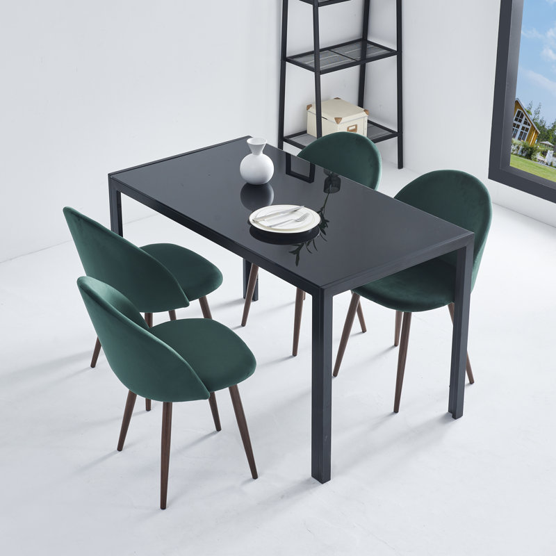 Ensemble repas pour 4 personnes Evvie, Vert