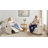 Chenille Swivel Recliner Chair-124322437